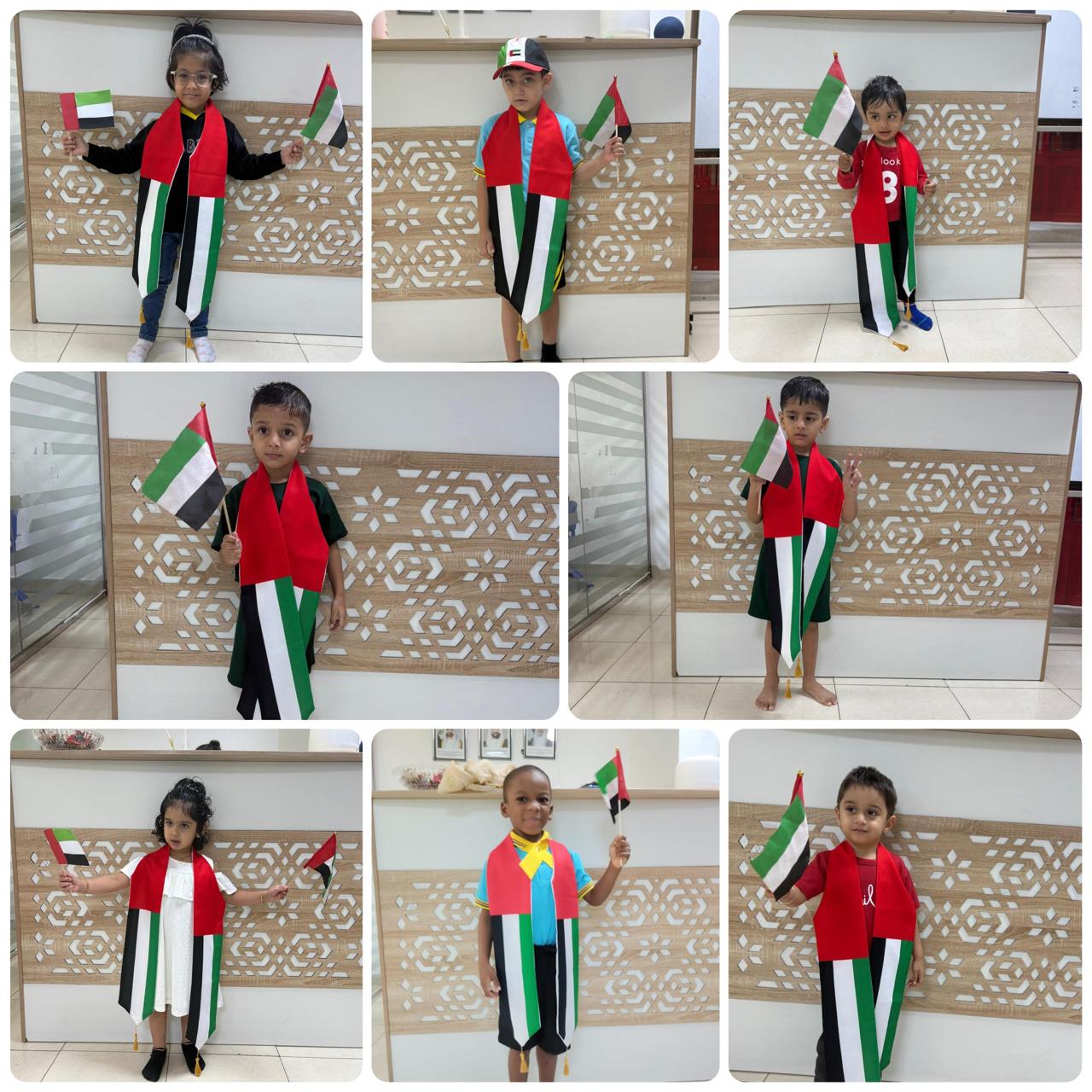 Bumblebee children celebrating UAE National Day